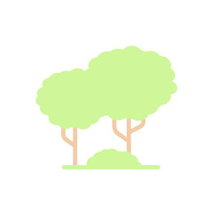Poster - Tree, plant icon. Simple color vector elements of mother earth day icons for ui and ux, website or mobile application