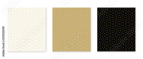 Tela Background pattern seamless geometric line abstract gold luxury color vector
