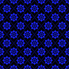 Diamond star seamless repeat pattern background