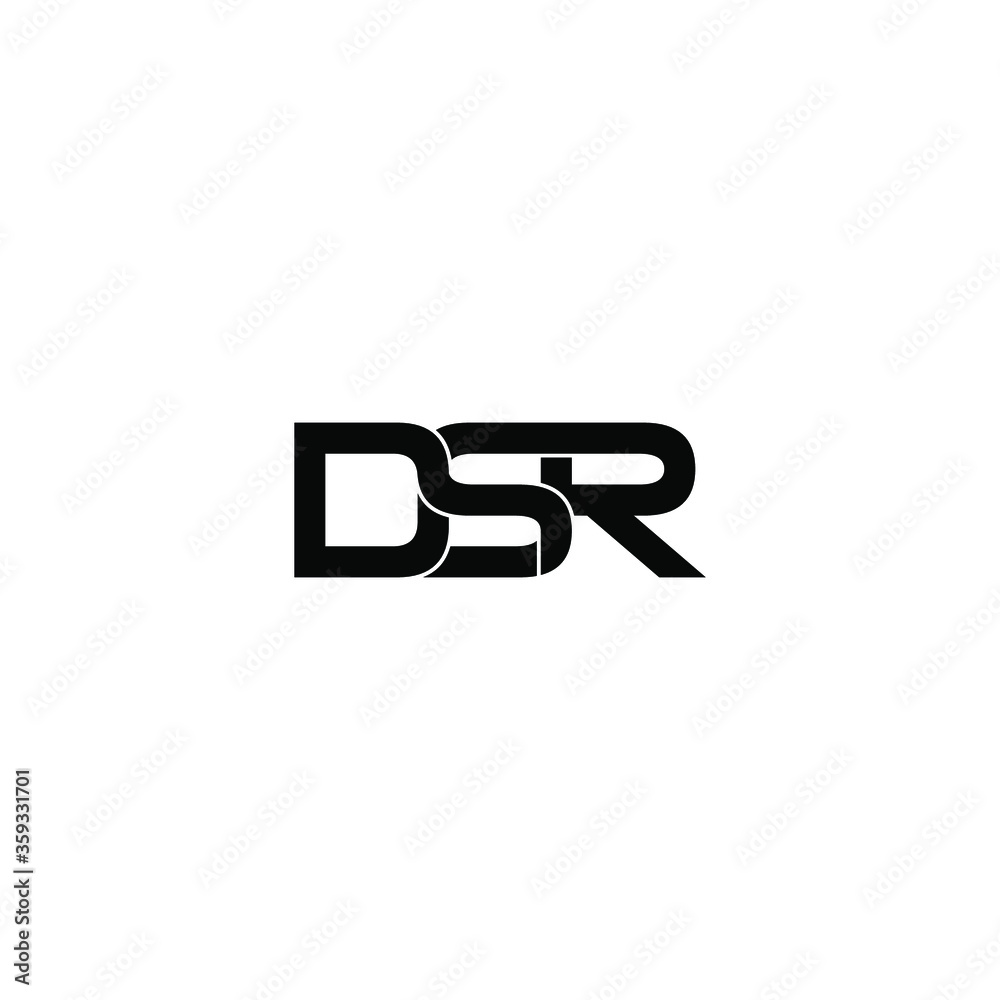 dsr letter original monogram logo design Stock Vector | Adobe Stock