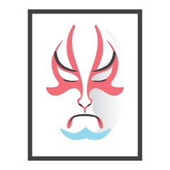 Poster - japanese mask