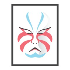 Poster - japanese mask