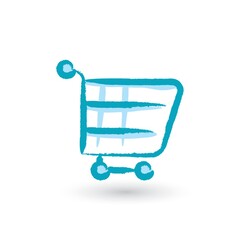 Canvas Print - shopping cart icon