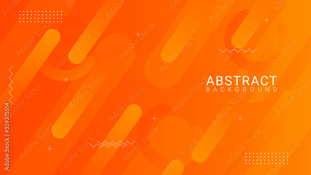 Dynamic orange textured background design in 3D style with orange color ...