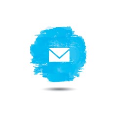 Canvas Print - mail icon