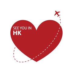 Sticker - see you in hong kong