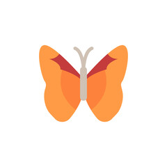 Poster - Butterfly, insect icon. Simple color vector elements of lepidoptera icons for ui and ux, website or mobile application