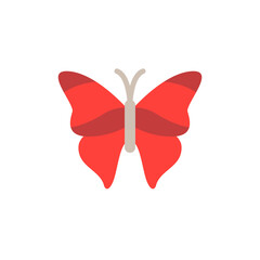 Poster - Butterfly, insect icon. Simple color vector elements of lepidoptera icons for ui and ux, website or mobile application