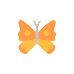 Poster - Butterfly, insect icon. Simple color vector elements of lepidoptera icons for ui and ux, website or mobile application
