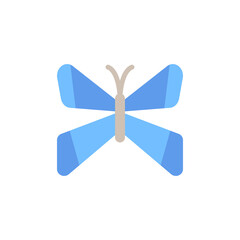 Poster - Butterfly, insect icon. Simple color vector elements of lepidoptera icons for ui and ux, website or mobile application