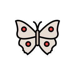 Poster - Butterfly, insect icon. Simple color with outline vector elements of lepidoptera icons for ui and ux, website or mobile application