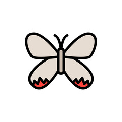 Poster - Butterfly, insect icon. Simple color with outline vector elements of lepidoptera icons for ui and ux, website or mobile application