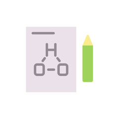 Aufkleber - paper, pencil, chemistry element icon. simple line, outline vector elements of stinks icons for ui a