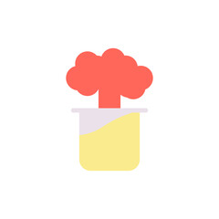 Aufkleber - Flask, explosion icon. Simple line, outline vector elements of stinks icons for ui and ux, website or mobile application