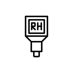 Poster - Rh meter, chemistry icon. Simple color vector elements of stinks icons for ui and ux, website or mobile application