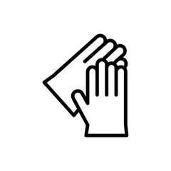 Poster - Glove, chemistry icon. Simple color vector elements of stinks icons for ui and ux, website or mobile application