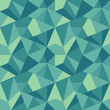 Polygonal repeat pattern. Green tint.