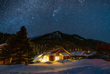 Colorado Cabin With Milky Way Galaxy