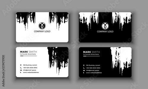 Cuadros en Lienzo Modern Creative and Clean Business Card Template. vector file.