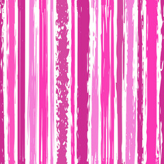 Poster - Abstract seamless pattern in pastel colors. Watercolor pink lines. Hand drawn striped. Paint brush strokes. Fashion texture. Stylish design for interior girl, packaging, wallpaper, background, prints