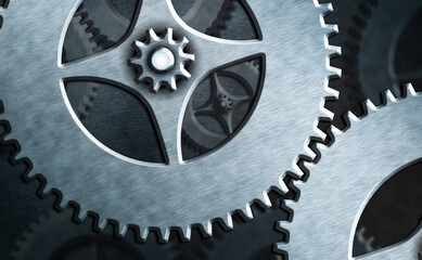 Poster - System Administrator Control, Gear Configuration Settings Tools Concept.