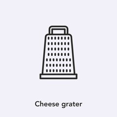Poster - cheese grater icon vector sign symbol