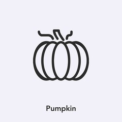 Poster - pumpkin icon vector sign symbol