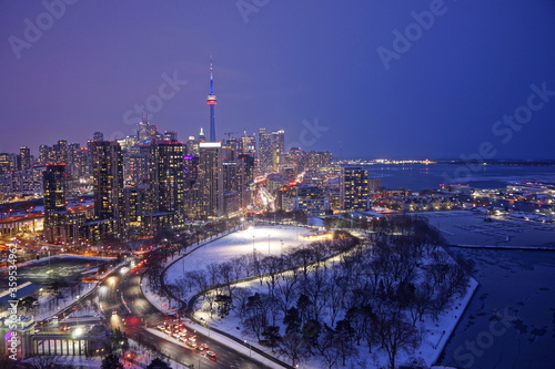 Toronto panorama night