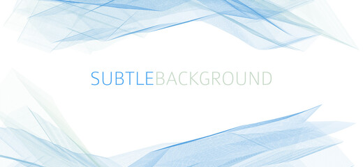 Wall Mural - Subtle background with light blue thin lines. Minimal vector graphics