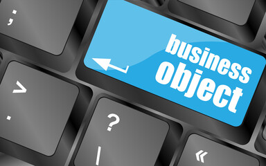 Leinwandbilder - business object - social concepts on computer keyboard, business concept