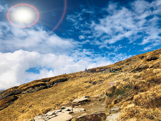 high mountain landscape