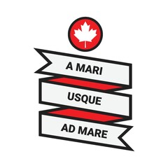 Wall Mural - canada label