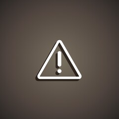 Sticker - warning icon