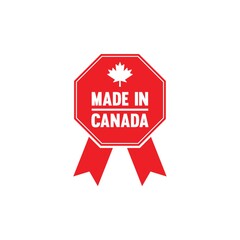 Wall Mural - A made in canada rosette illustration.