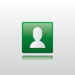 Sticker - contact book icon