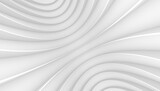 Fototapeta Do przedpokoju - 3d render abstract motion white lines on a white background. Texture splash, background