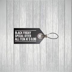 Poster - Black friday sale tag