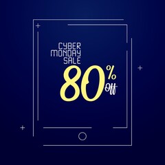 Poster - cyber monday sale