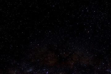 Wall Mural - stars and galaxy outer space sky night universe black starry background of shiny starfield