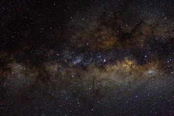 Wall Mural - stars and galaxy outer space sky night universe black starry background of shiny starfield