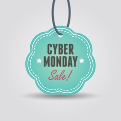 Poster - cyber monday sale tag