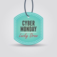 Poster - cyber monday sale tag