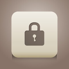 Sticker - lock icon