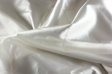 white satin fabric