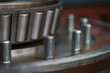 © H_Ko - Close up of silver bolts and parts of vehicles in repair service station