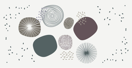 pattern background with color earth tone. vector editable and can scale to any size.
