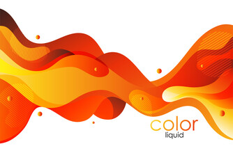 Wall Mural - Moving colorful abstract background. Dynamic Effect. Vector Illustration. Design Template.