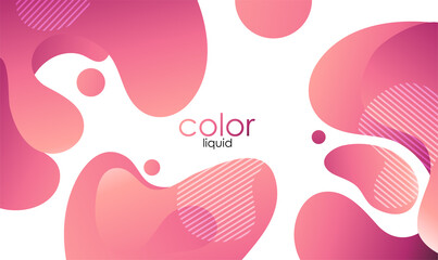 Poster - Moving colorful abstract background. Dynamic Effect. Vector Illustration. Design Template.