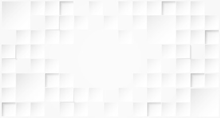 Abstract. Embossed paper square white Background ,light and shadow .Vector.