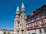 Fototapeta Miasto - Stadtkirche von Meiningen in Thüringen